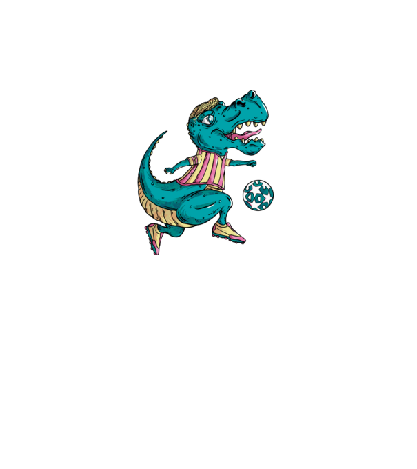 TRex Foci minta fekete pólón