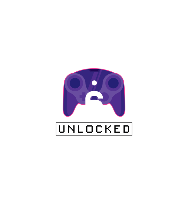 Level 6 Unlocked Gamer Születésnap minta fekete pólón