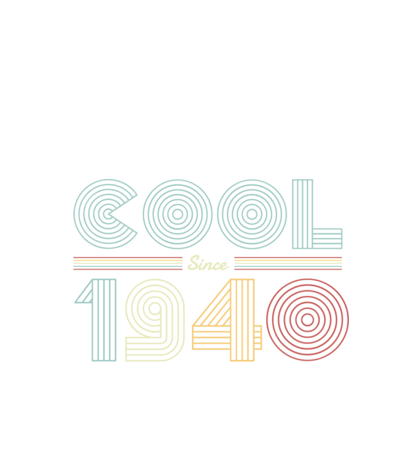 Cool Since 1940 minta fekete pólón