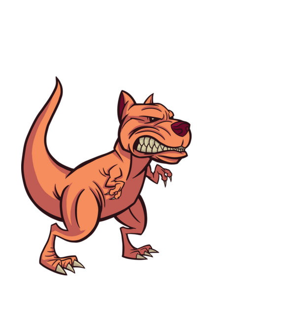 Pitbull Rex minta fekete pólón