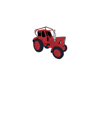 Traktor  minta homokszín pólón