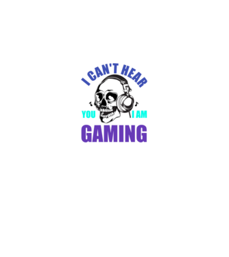 GAMER minta királykék pólón