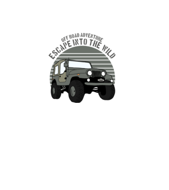 Jeep minta fekete pólón