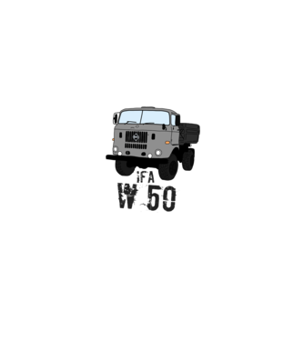 IFA w50 minta fekete pólón