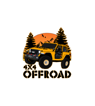 Jeep minta fehér pólón