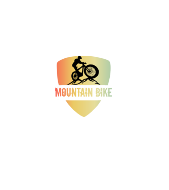 MOUNTAIN BIKE minta fekete pólón
