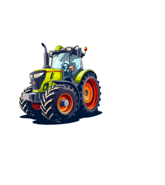Traktor  minta sötétkék pólón
