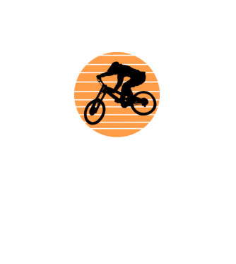 Bmx minta fekete pólón