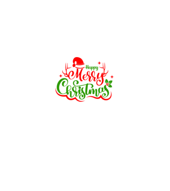 Merry Christmas minta királykék pólón
