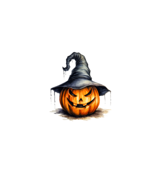 Halloween minta fehér pólón