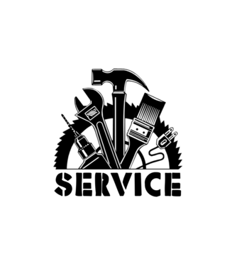 Service minta fehér pólón