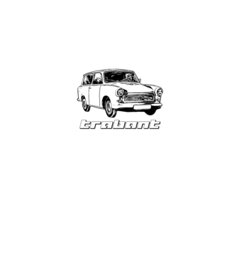 trabant minta fekete pólón