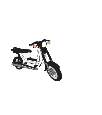 Simson sr50 minta fehér pólón