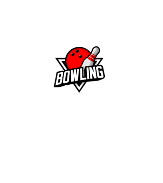 Bowling  minta fehér pólón