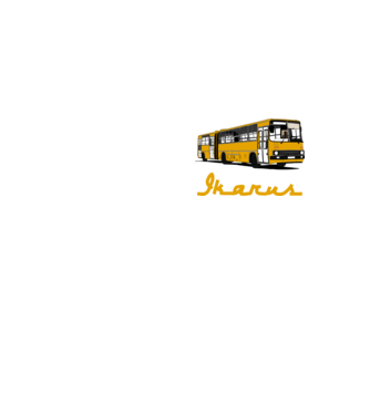 Busz minta neonsárga pólón