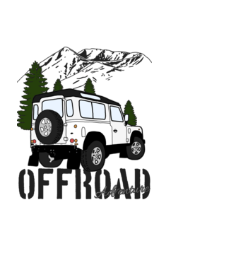 OFFROAD  minta fekete pólón