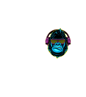 Gorilla  minta neonsárga pólón