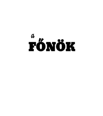 A főnök  minta szürke pólón