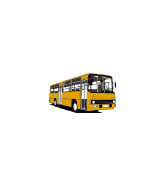 Busz minta homokszín pólón