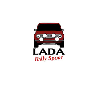 Lada rally Sport minta sötétkék pólón