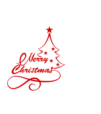 Merry Christmas minta fekete pólón
