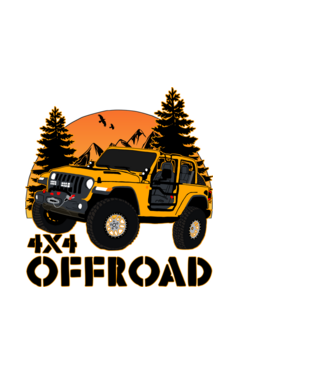 Jeep minta fehér pólón