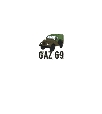 GAZ 69 minta fekete pólón