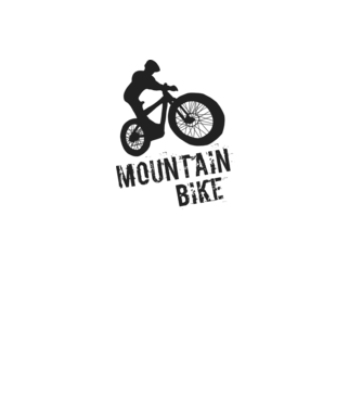MOUNTAIN BIKE minta fehér pólón