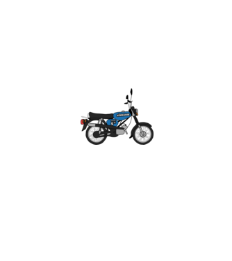 Simson minta fehér pólón