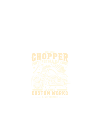 chopper minta fekete pólón