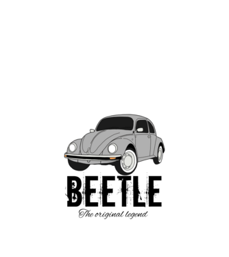BEETLE minta fekete pólón