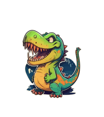 dino minta fehér pólón