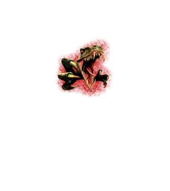 t-rex minta türkiz pólón
