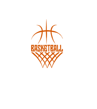 BASKETBALL minta fekete pólón