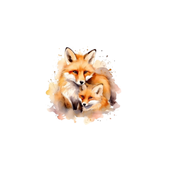 fox minta fehér pólón