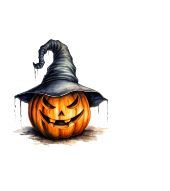 Halloween minta fehér pólón