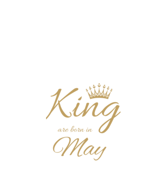 King minta fekete pólón