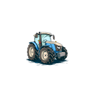 Traktor  minta fehér pólón