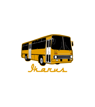 Ikarus  minta fehér pólón
