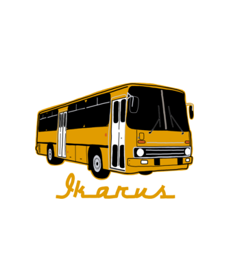 Ikarus  minta fehér pólón