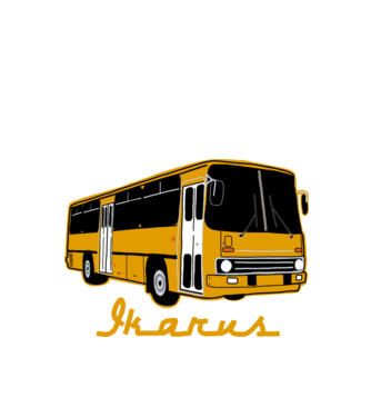 Ikarus  minta fekete pólón
