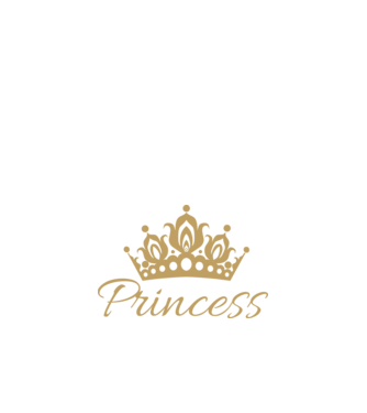 Princess minta fekete pólón