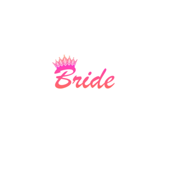 Bride minta fekete pólón