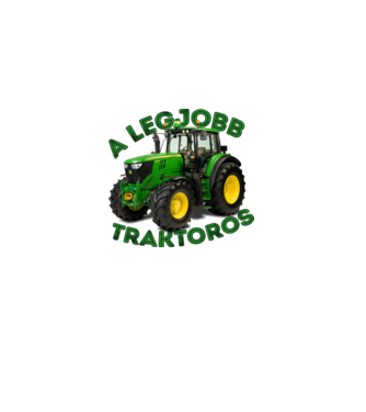 A Legjobb traktoros  minta világoskék pólón
