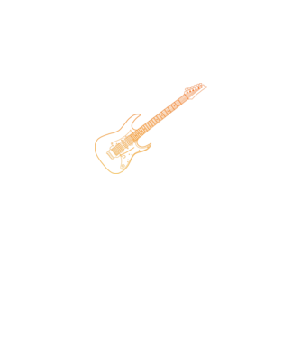 Gitár minta fekete pólón