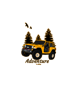 Jeep minta fehér pólón