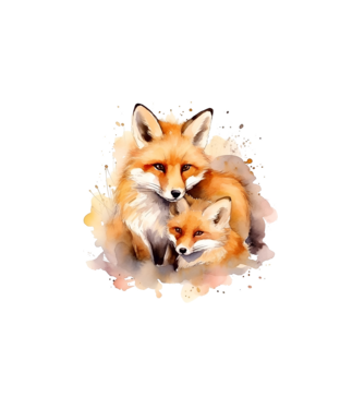 fox minta fehér pólón