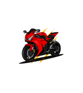 Sport motor  minta fehér pólón
