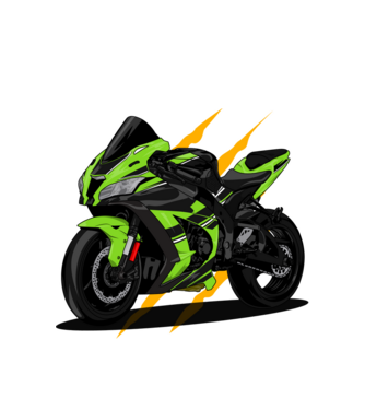 Sport motor  minta fehér pólón