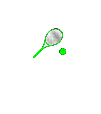 tennis minta sötétkék pólón